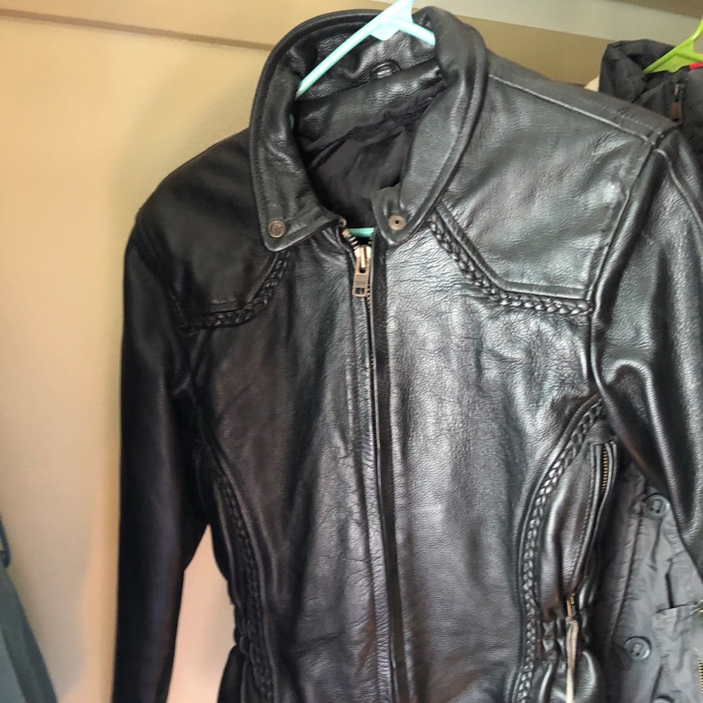 Leather jacket